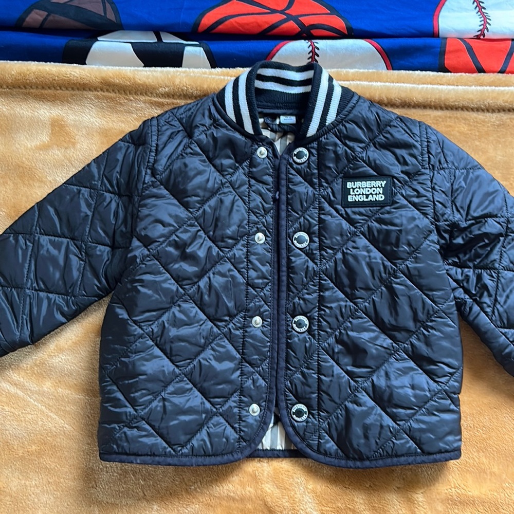 Size 18 months boys Burberry jacket in great condition